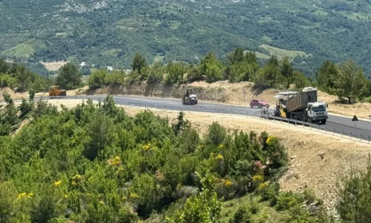 Rruga Berat–Ballaban drejt përfundimit, Rama: Vijojnë me intensitet të lartë punimet! Infrastrukturë më e sigurt