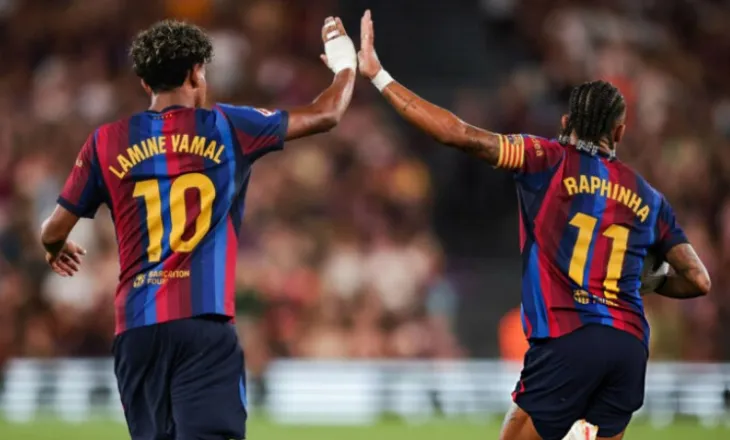 “Ruli” i Barcelonës ‘asfalton’ Vallecanon e Ivan Balliut, ndeshje spektakolare në Camp Nou! Flick: Fillimi që dëshironim! (VIDEO)