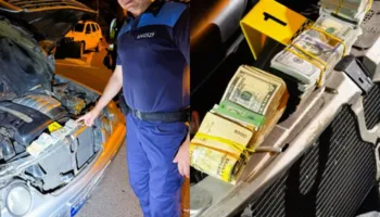 Sekuestrohen mbi 55 mijë euro të fshehura te dritat e makinës në kufi me Malin e Zi, mes tyre edhe lekë shqiptare