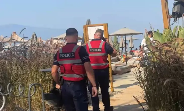 Sherr në një beach bar në Lungomare, disa persona shoqërohen nga Policia, në kërkim të tjerët