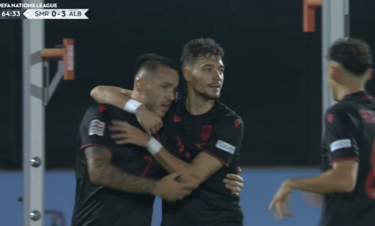 Shqipëria dominon dhe bën detyrën ndaj San Marinos, kuqezinjtë marrin kreun e grupit
