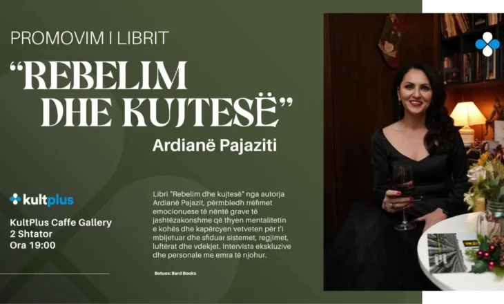 Sot në KultPlus Caffe Gallery promovohet “Rebelim dhe kujtesë” i Ardianë Pajazitit