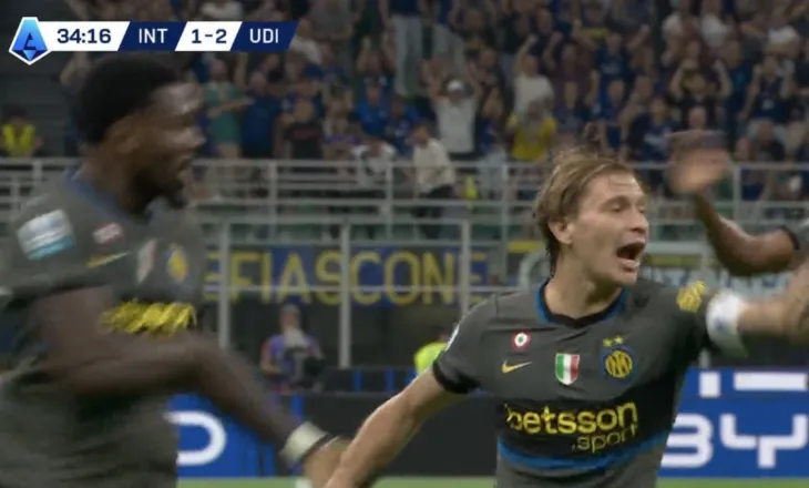 Spektakël në “San Siro”, në pjesën e parë. Udinese befason, Inter reagon shpejt (video)