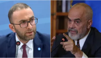 Stadiumi jehoi me thirrje kundër Ramës, Bardhi: Në Shqipëri, diasporë, sheshe e shkolla ka vetëm një thirrje, shporru!