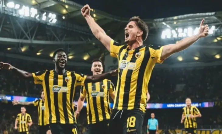 Stavro Pilo debuton në Ligën e Kampionëve, Strakosha “zhduket” në fitoren e AEK-ut