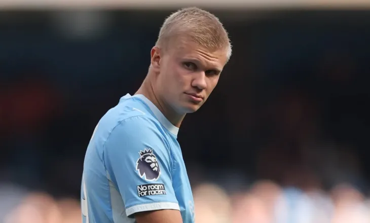 Super Haaland! City merr tre pikët në derbin e madh