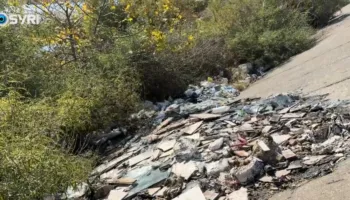SYRI TV/ Lezhë, brigjet e lumit Mat plot me mbetje, banorët: Shkaktojnë ndotje