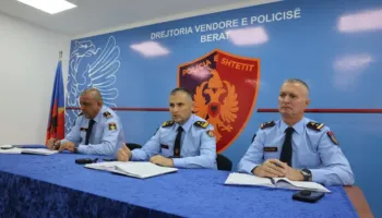 Takim me drejtuesit e Policisë Elbasan,  Hita kërkon kontrolle të shtuara pranë shkollave
