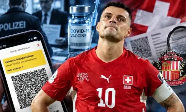 Telashe të tjera për Granit Xhakën, Zvicra e lë jashtë Kombëtares! Rrezikon edhe burgun, shkak certifikata e COVID-it