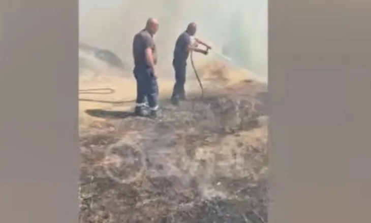 Tre vatra zjarri në Kukës, flakët përhapen në Zapod, banorët i bashkohen zjarrfikësve