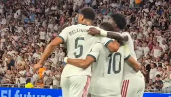 Triumf me goleadë për Realin e Madridit, ekipi i Murinjos feston fitoren në La Liga