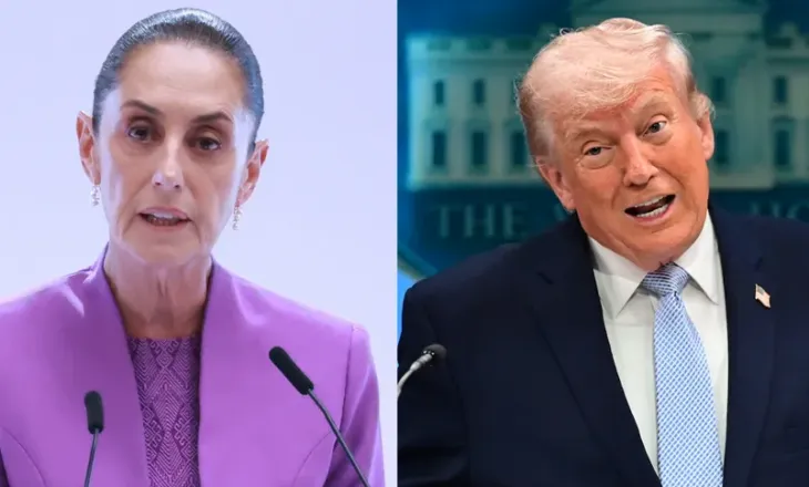 Trump dhe Sheinbaum diskutojnë marrëveshjen tregtare SHBA-Meksikë –
