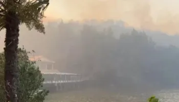 Tym dhe flakë në kodrat e Radostinës, zjarri rrezikon lokalet në Levan, pronarët evakuojnë stafin: Duhet ndërhyrje nga ajri