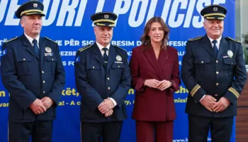 U.D. Presidentja Haxhiu: Policia e Kosovës është një prej shtyllave kryesore të shtetit tonë