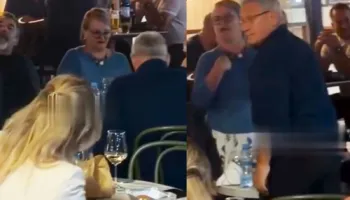 U gjuajti protestuesve me shishe uji në kafe/ Gruaja e Bledi Çuçit thyen heshtjen