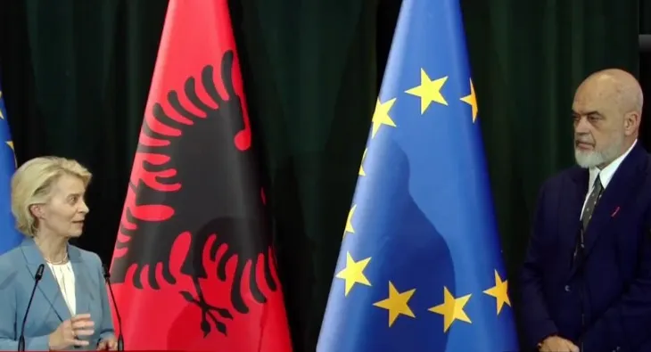 “Udhërrëfyes për vendet që kanë bërë përparim”- Von der Leyen: Shqipëria ka ecuri fantastike në proces! Vijoni me reformat dhe dialogun politik