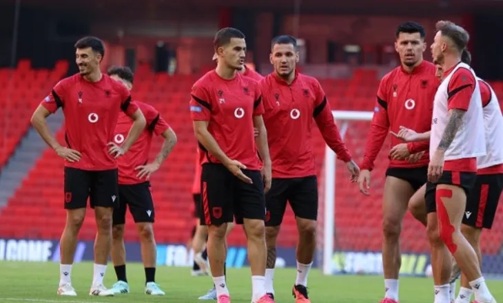 UEFA Nations League/ Kombëtarja mbyll përgatitjet për ndeshjen me Bjellorusinë, mungon dhe Klisman Cake