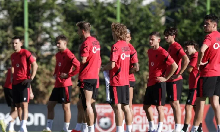 UEFA Nations League/ Kombëtarja stërvitet në ditën e dytë dhe vijon përgatitjet për Bjellorusinë