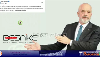 VEZHGIM – “Prania Besnike” instrument për shqiptarët apo socialistët, me logon e PS- së në krye…?!
