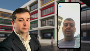 VIDEO/ 47-vjeçari që dha alarmin për bombë te ‘Emin Duraku’ filmoi veten: Të shohim për sa do vijë Policia…