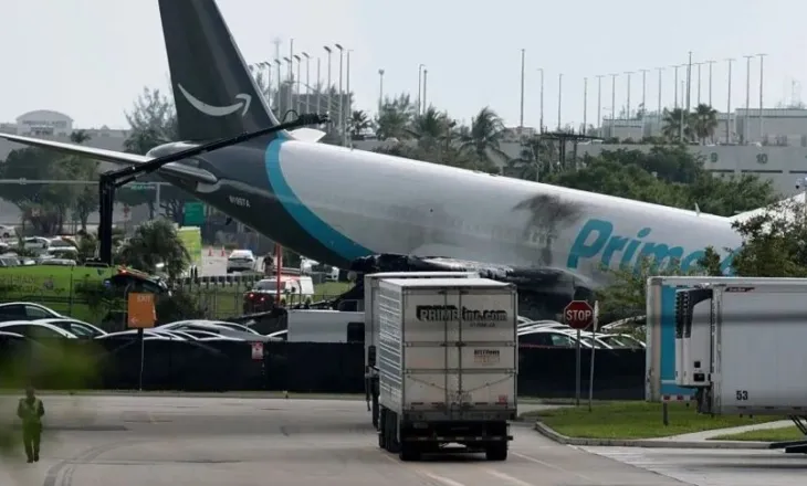 VIDEO/ Avioni i mallrave të Amazon doli nga pista në Miami, 5 të vdekur dhe disa të plagosur rëndë