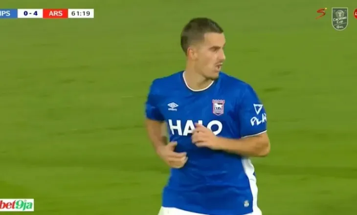 VIDEO/ Çfarë mbrëmje për Anis Mehmetin, i shënon Arsenalit në ndeshjen e parë si titullar këtë sezon dhe i jep ‘mesazh’ trajnerit!