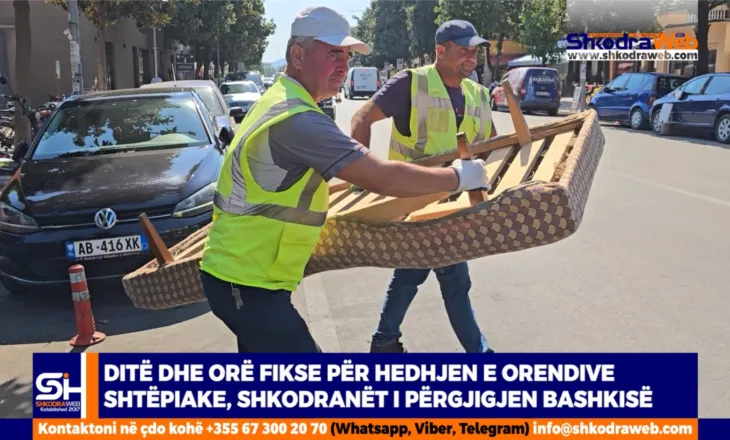 VIDEO – Ditë dhe orë fikse për hedhjen e orendive shtëpiake, shkodranët i përgjigjen bashkisë së tyre