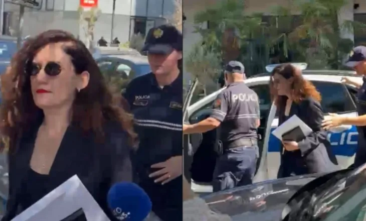 VIDEO/ Ish-kreu i SHISH mbërrin në GJKKO, mesazhi i koduar i Vlora Hysenit në reagimin e parë: Në takime me agjentët serbë në dhomat e hotelit “Rogner”