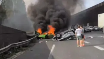 VIDEO/ ‘Lamborghini’ me 200 km në orë aksidentohet dhe shpërthen në mes të Parisit, 2 të vdekur! Pamje tronditëse nga vendngjarja