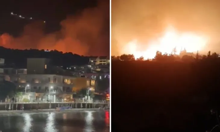 VIDEO / “Largohuni urgjent nga…”, shtohet rreziku nga zjarret në Himarë, Bashkia publikon numrat e emergjencës