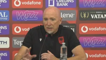 VIDEO/ Ndeshjet e UEFA Nations League, Maran zbulon në konferencë listën e Kombëtares me 29 lojtarë! Mungon Broja, ja emrat surprizë