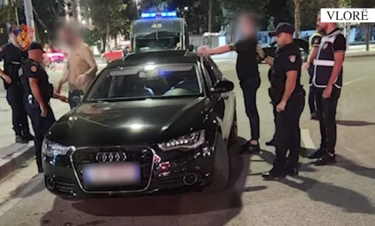 VIDEO/ Sekuestrohen 3 makina luksoze në Vlorë