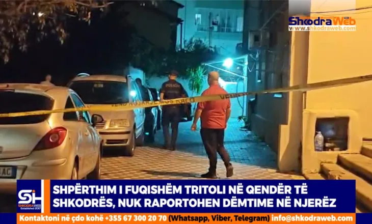 VIDEO – Shpërthimi me tritol në Shkodër, policia jep detajet e para për ngjarjen e rëndë…