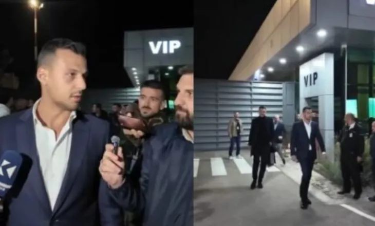 VIDEO/ “UÇK, UÇK!”- Djali i Hashim Thaçit dhe i Kadri Veselit priten me ovacione në aeroportin e Prishtinës! Endrit Thaçi: Gjykatë kriminale!