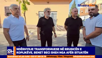 VIDEO – Zona do të transformohet me investimin e Bashkisë Shkodër, Beci inspekton Rrugicën e Koplikëve