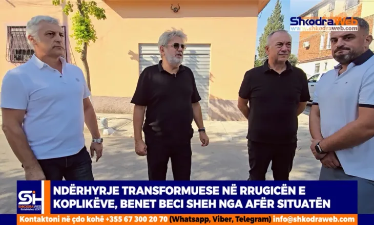 VIDEO – Zona do të transformohet me investimin e Bashkisë Shkodër, Beci inspekton Rrugicën e Koplikëve