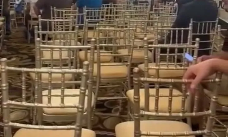 Vizita e Berishës në SHBA, salla ku mbajti fjalimin shfaqet thuajse bosh (VIDEO)