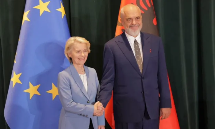 Von der Leyen mesazh për Ramën: Ëndrra europiane është në horizont