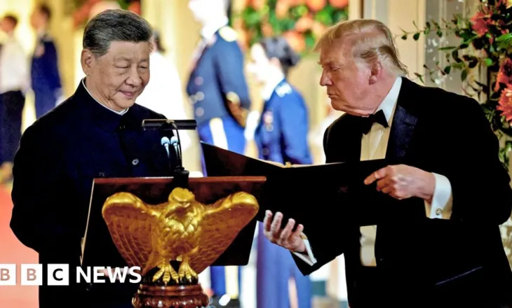 Xi dhe Trump theksojnë miqësinë dhe përgjegjësinë në darkën shtetërore në Shtëpinë e Bardhë
