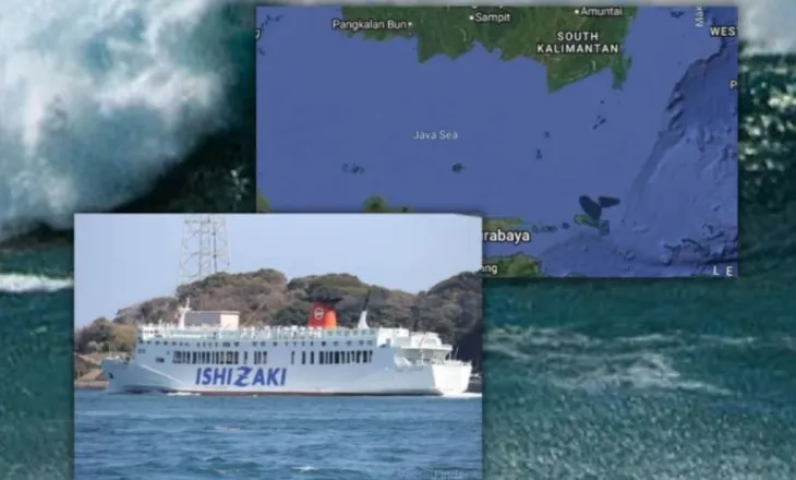 Zhduket në Detin e Javës anija me mbi 240 persona, alarm në Indonezi (VIDEO)