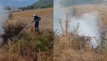 Zjarr në Gjirokastër, flakët në afërsi të fshatit Taroninë