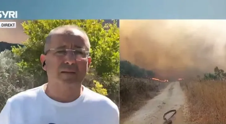 Zjarri në Fier-Levan, flakët rrezikojnë banesat dhe pyllin e Peshtanit të Vogël