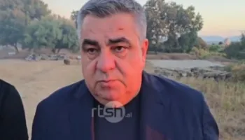 Zjarri pranë parkut të Apolonisë, ministri Gonxhja: Asnjë monument i dëmtuar, ndërhyrje nga toka dhe ajri për shuarjen e zjarrit! Hetim shkakut