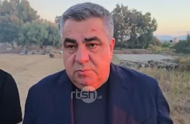 Zjarri pranë parkut të Apolonisë, ministri Gonxhja: Asnjë monument i dëmtuar, ndërhyrje nga toka dhe ajri për shuarjen e zjarrit! Hetim shkakut