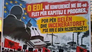 124 ditë protestë, pankarta ironike kundër Ramës