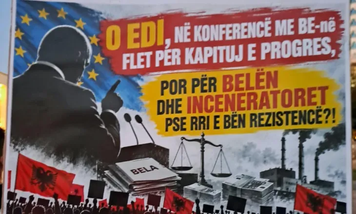 124 ditë protestë, pankarta ironike kundër Ramës