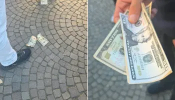2500 euro për policinë/ Protestuesit ironizojnë premtimin e Ramës, mbulojnë efektivët me kartëmonedha false