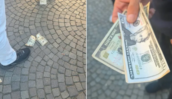 2500 euro për policinë/ Protestuesit ironizojnë premtimin e Ramës, mbulojnë efektivët me kartëmonedha false
