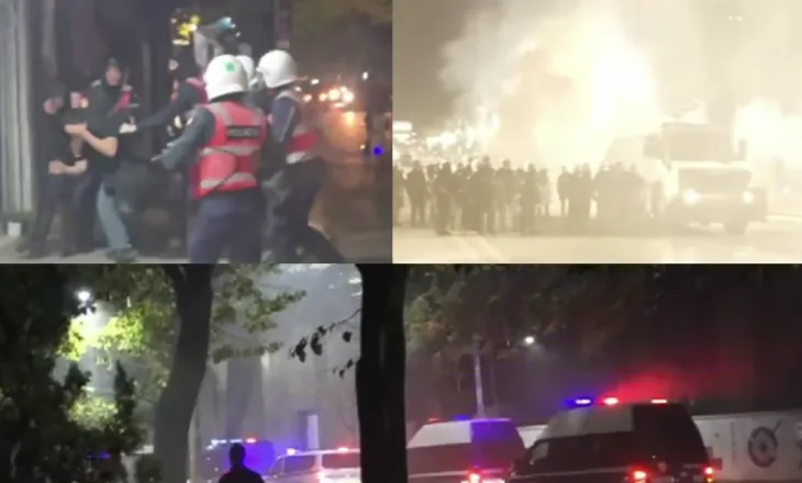 33 të arrestuar nga protesta e së hënës, të dëmtuar 7 efektivë policie