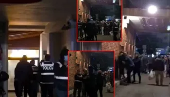 4 policë e mbajnë, shefi i civilëve e godet me grusht në stomak/ Avokati Altin Goxhaj dhunohet në rrugë